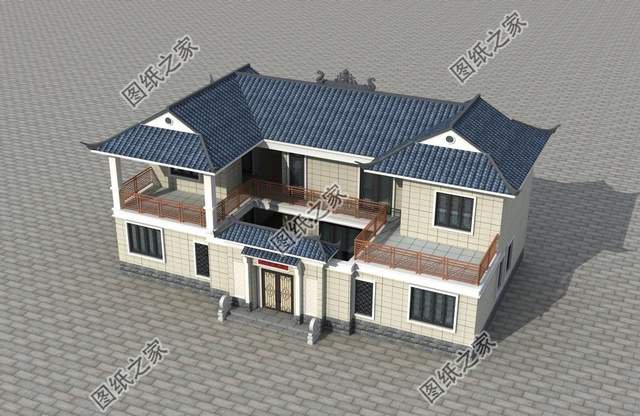 農村三開間四合院自建房，源遠流長的傳統，文化情懷永存