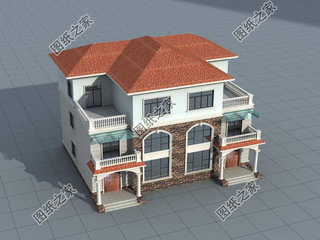 帶露臺的雙拼自建房，悠閑生活喜津津，兄弟齊心日子欣