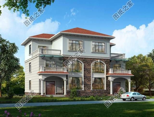 帶露臺的雙拼自建房，悠閑生活喜津津，兄弟齊心日子欣