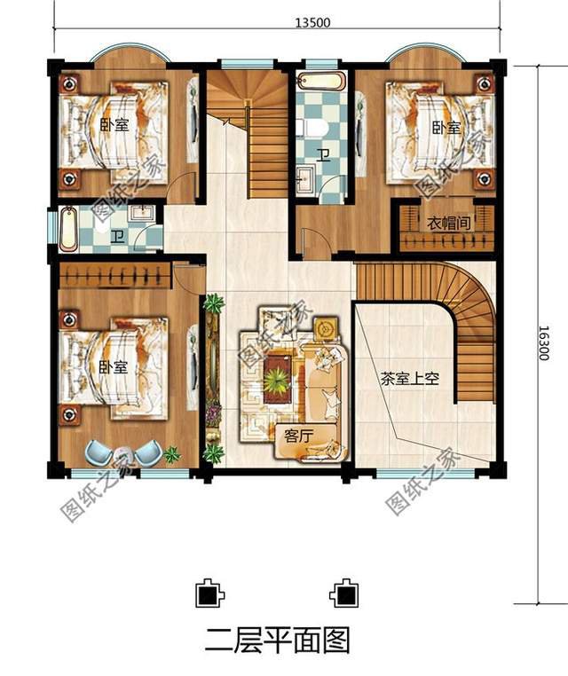 四層復(fù)式別墅設(shè)計圖，大氣外觀振人心，安逸生活有保障