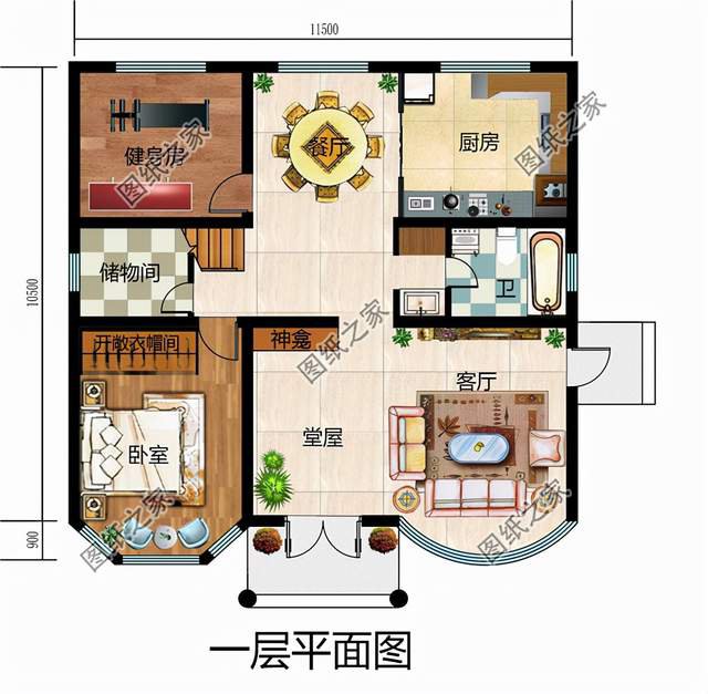 四層復(fù)式別墅設(shè)計圖，大氣外觀振人心，安逸生活有保障