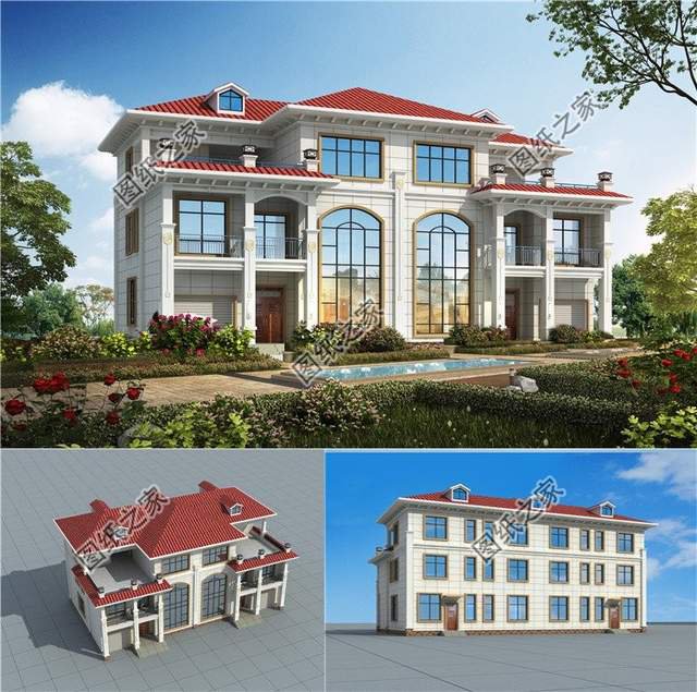 帶車庫的雙拼別墅，出入方便保安全，大氣優雅還長面兒