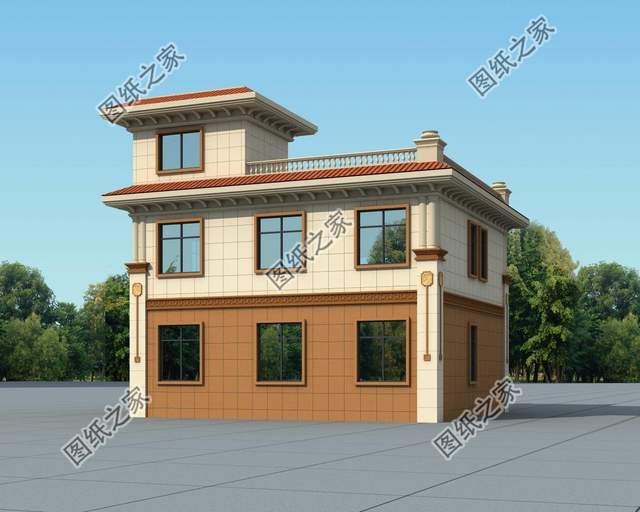 農村帶露臺二層挑空別墅，讓大氣深入內斂，讓蓬勃充滿眼睛