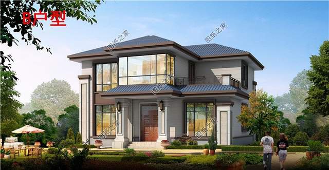 新中式三開間二層別墅，傳統與現代的結合，讓生活更美好