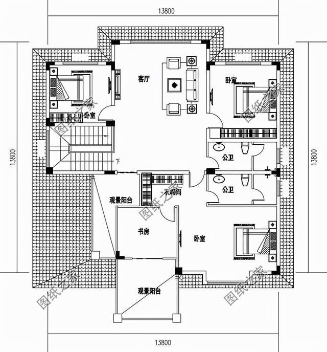 新中式三開間二層別墅，傳統與現代的結合，讓生活更美好