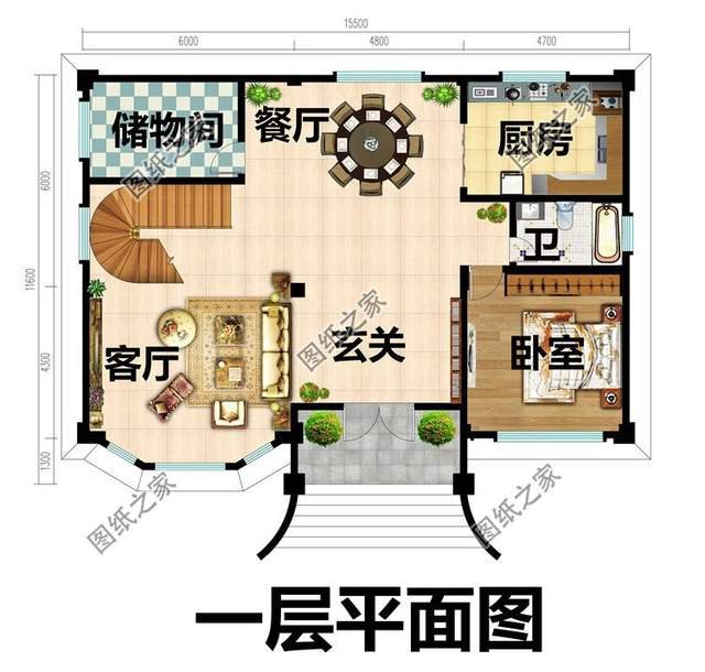 農(nóng)村四室一廳別墅，寬敞大氣不過(guò)時(shí)，愜意舒適且自知