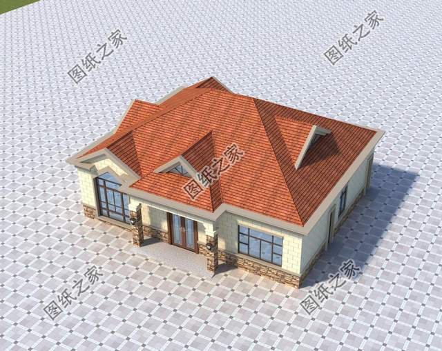 一層三開間自建房，悠閑的秘訣，生活的享受