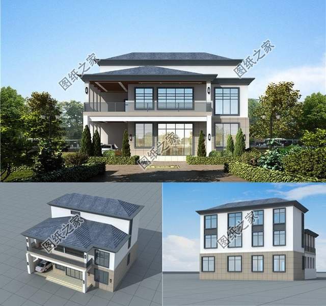 三層別墅帶車庫，車庫安置便出行，高登露臺賞繁星