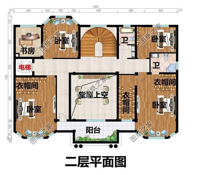 帶電梯的別墅設計，方便別墅生活，內里顏值更高