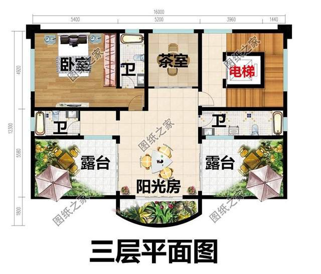 帶電梯的別墅設計，方便別墅生活，內里顏值更高