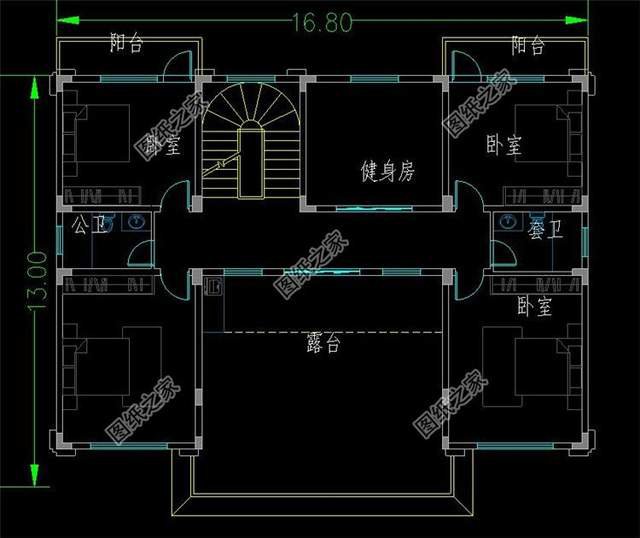 對稱設計三層別墅，看上去就覺得賞心悅目