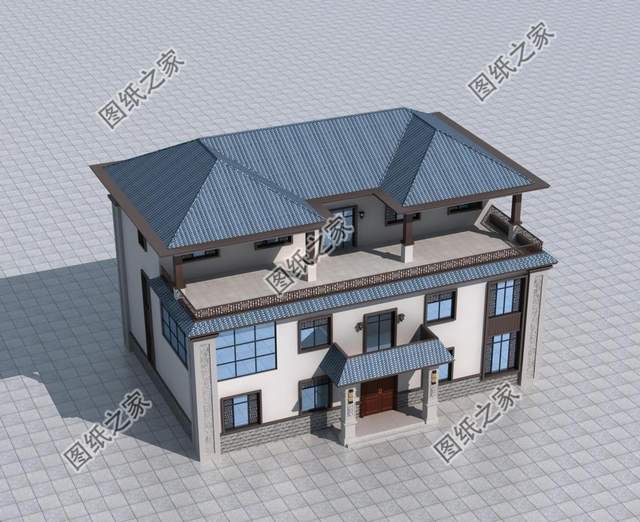 對稱設計三層別墅，看上去就覺得賞心悅目
