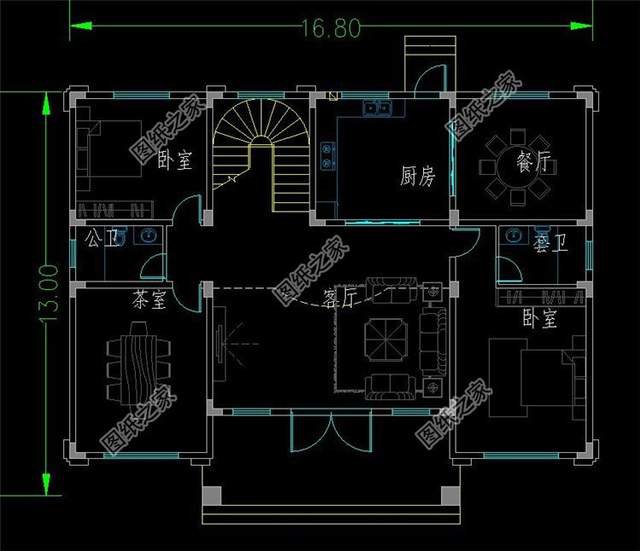 對稱設計三層別墅，看上去就覺得賞心悅目