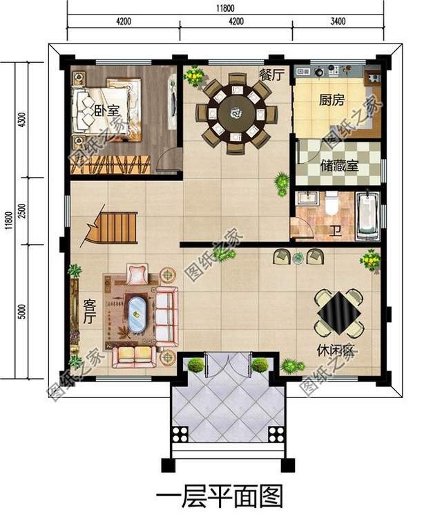 坡屋頂三層別墅，造型更豐富，冬暖夏涼好幫手