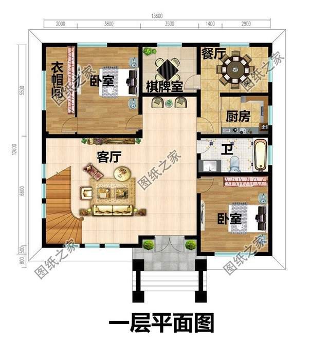 坡屋頂三層別墅，造型更豐富，冬暖夏涼好幫手