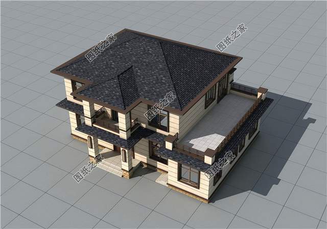 30萬以內新中式二層別墅，簡約現代相結合，文化傳承吉流傳