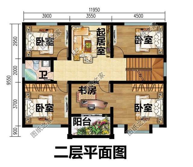 文化石裝飾的三層別墅，健康環保還耐磨，美觀實用還大氣