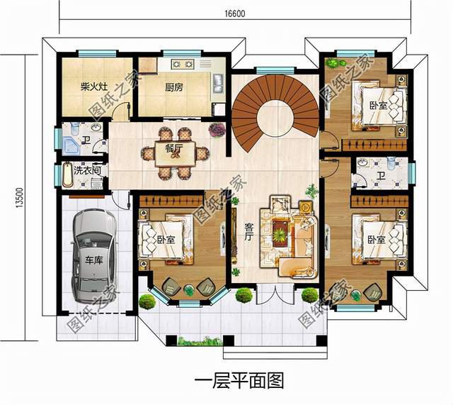 帶書房的二層別墅，生活辦公兩不誤，愜意又安靜