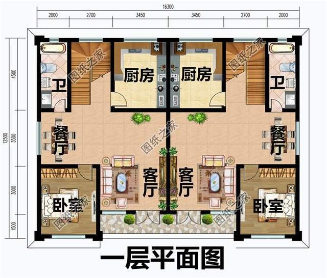 新農(nóng)村雙拼別墅，合卻不擾，感情更深