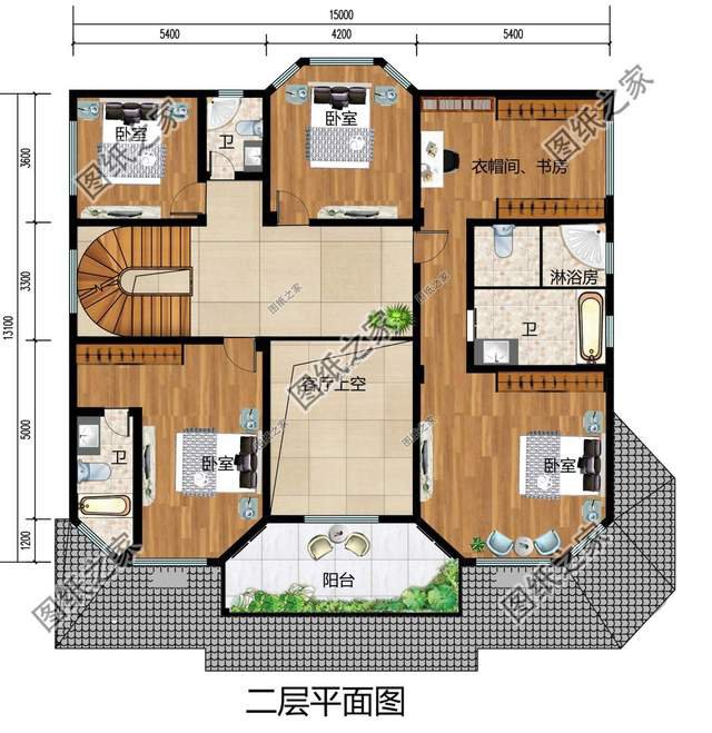大戶型三層鄉(xiāng)村別墅，滿滿的貴族氣息，成功男人的象征