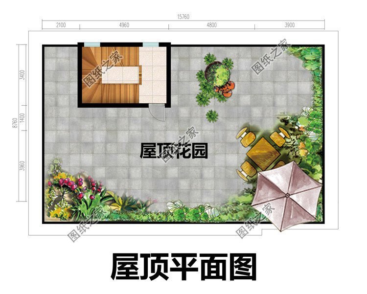 自帶夢幻空中花園的二層別墅，簡直絕絕子