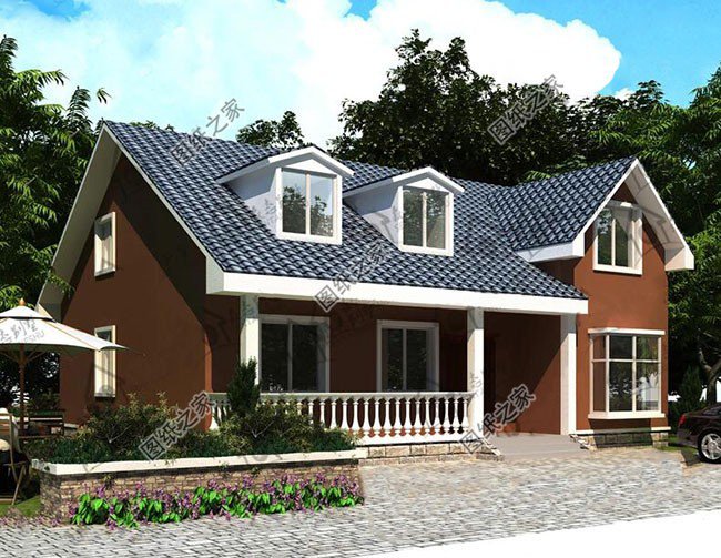 一層半鄉村別墅，體面的小洋房獻給父母