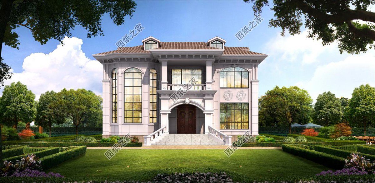 戶型方正的二層別墅，一見鐘情的復(fù)式挑空設(shè)計，愛了愛了