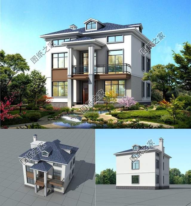 農村自建二層半別墅讓你的生活如蜜一般甜美，卻不能像蜂巢般擠