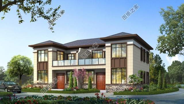 精品雙拼二層別墅，兩兄弟自建別墅的優選