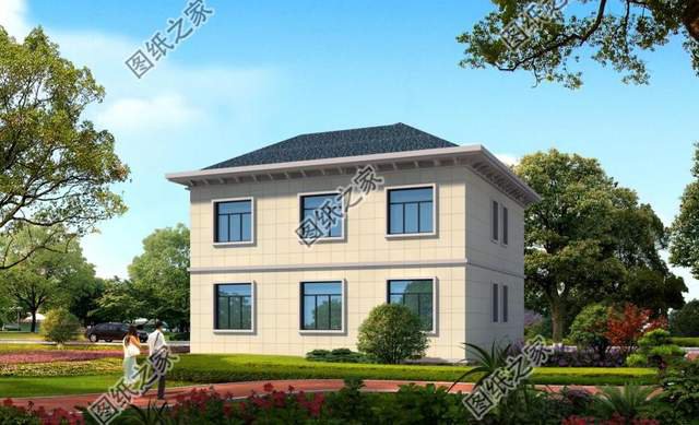 3款最新復式二層農村自建別墅，空中疊墅挑高客廳盡顯奢華氣質