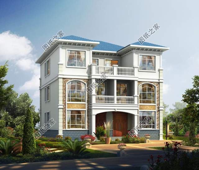 農(nóng)村三層雙拼別墅，家里有哥倆兒怎么建房，雙拼三層別墅幫解決