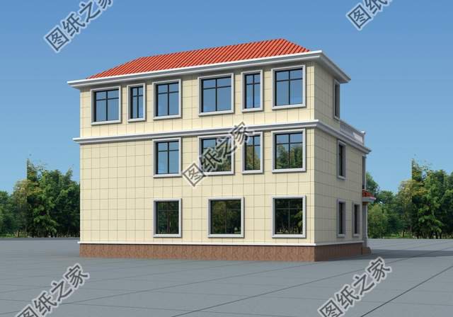 農(nóng)村三層雙拼別墅，家里有哥倆兒怎么建房，雙拼三層別墅幫解決