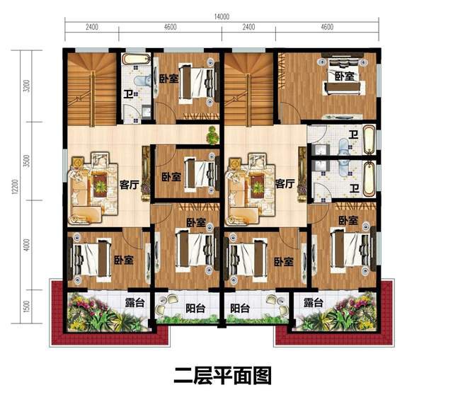 農村一層帶庭院三合院自建房，粉墻黛瓦，實用又美觀