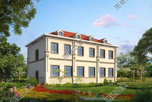 大戶型豪華二層農村自建房，相同的生活，體驗不同的尊貴