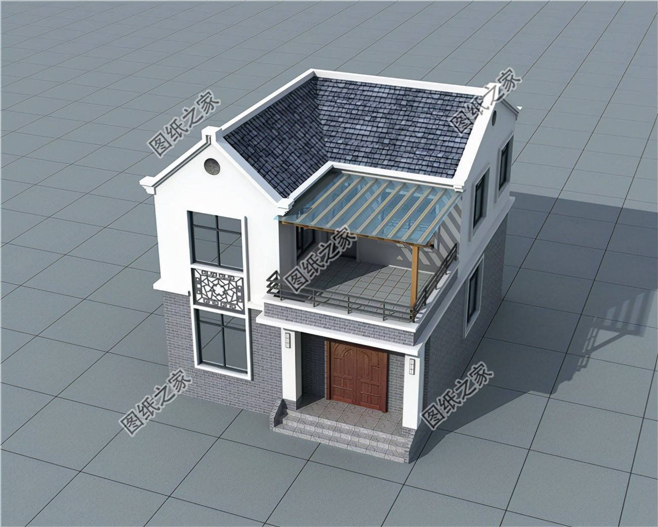 仿古農村別墅，檐下聽雨眠，焚香煮茶，細品生活的靈韻悠長