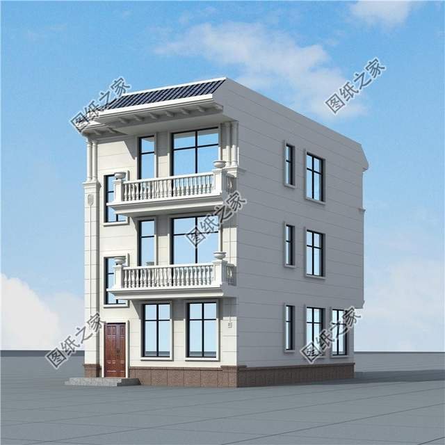 小戶型簡潔三層別墅設計圖，還原其本質，給你帶來美滿生活