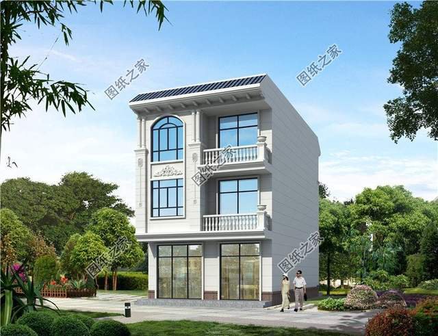 小戶型簡潔三層別墅設計圖，還原其本質，給你帶來美滿生活