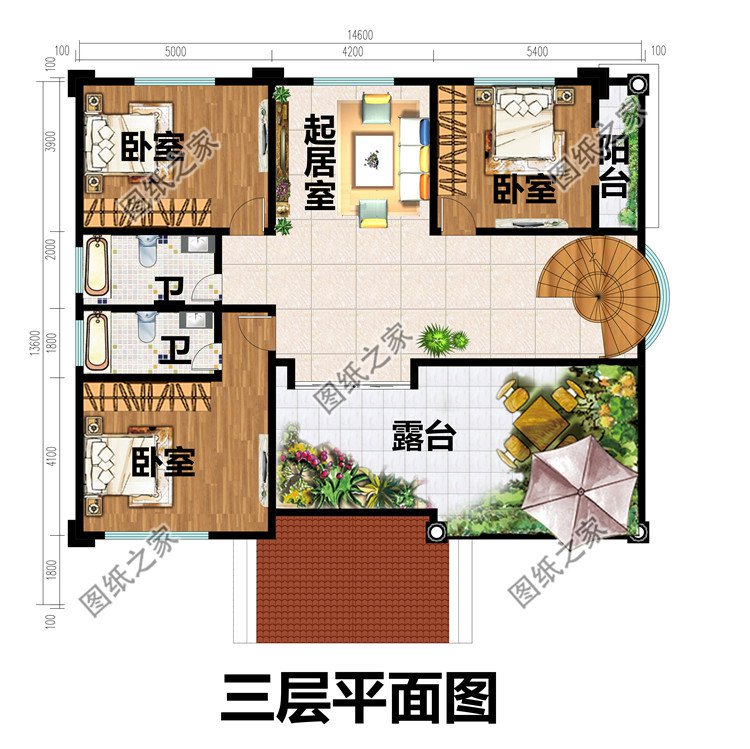 農村70萬三層別墅新款式