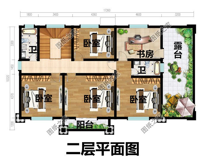 帶車庫的三層歐式別墅