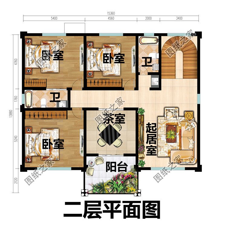 高端歐式三層別墅圖紙設計