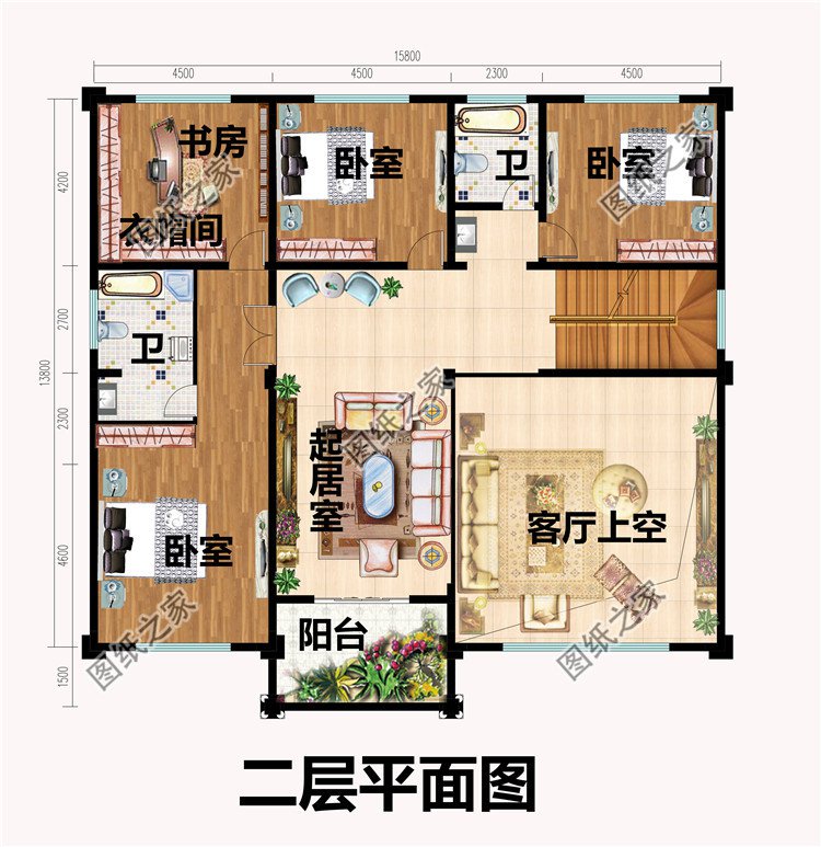 15x13米三層歐式復(fù)式別墅