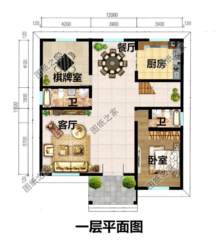 農村三層樓房設計圖及效果圖