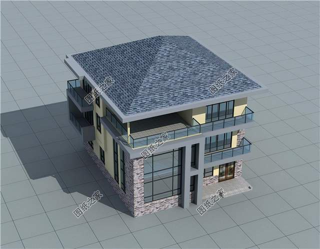 現(xiàn)代風三層農(nóng)村自建房，簡約大氣，未來自建房的領頭羊