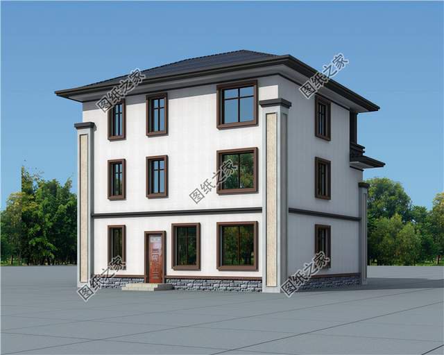 三層農村自建別墅設計圖紙，此生不為房奴來世必創輝煌