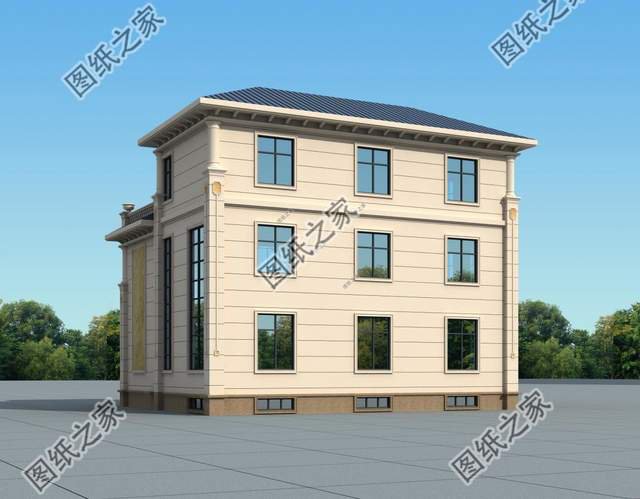 三層農村自建別墅設計圖紙，此生不為房奴來世必創輝煌