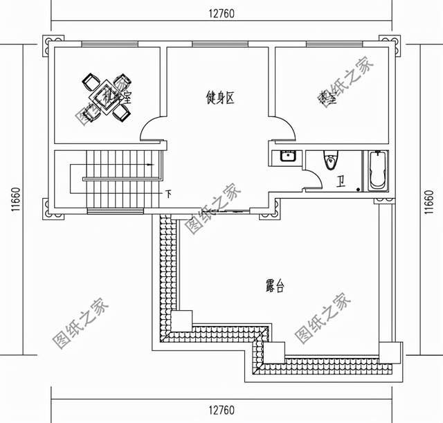 農村四層樓房設計圖，生活空間互不打擾，生活上其樂融融