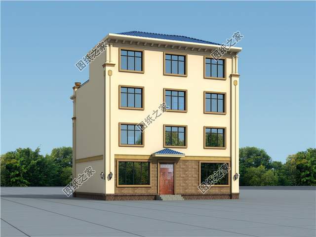 農村四層樓房設計圖，生活空間互不打擾，生活上其樂融融