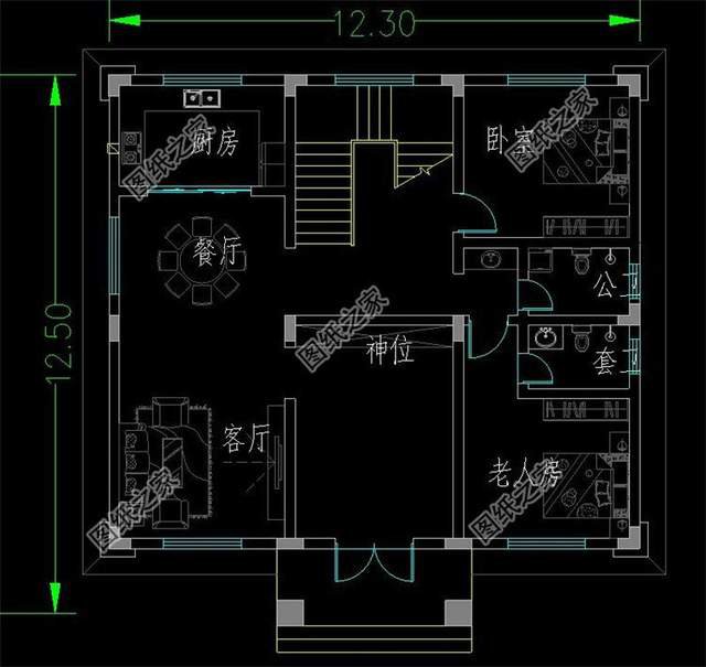 三層新中式別墅，氣勢平靜恢弘，深受有文化品位的家庭喜愛