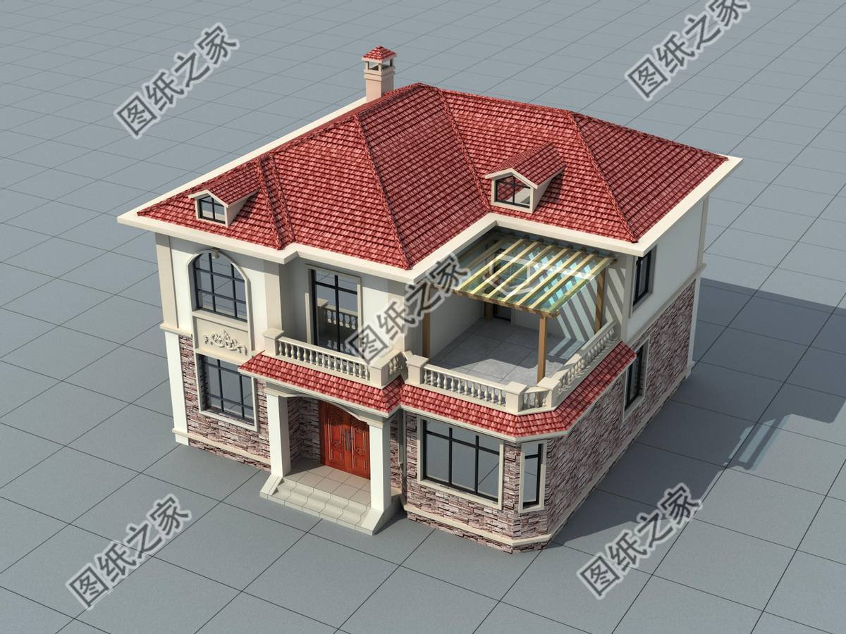 雙層歐式鄉村別墅，四季輪換，人間值得