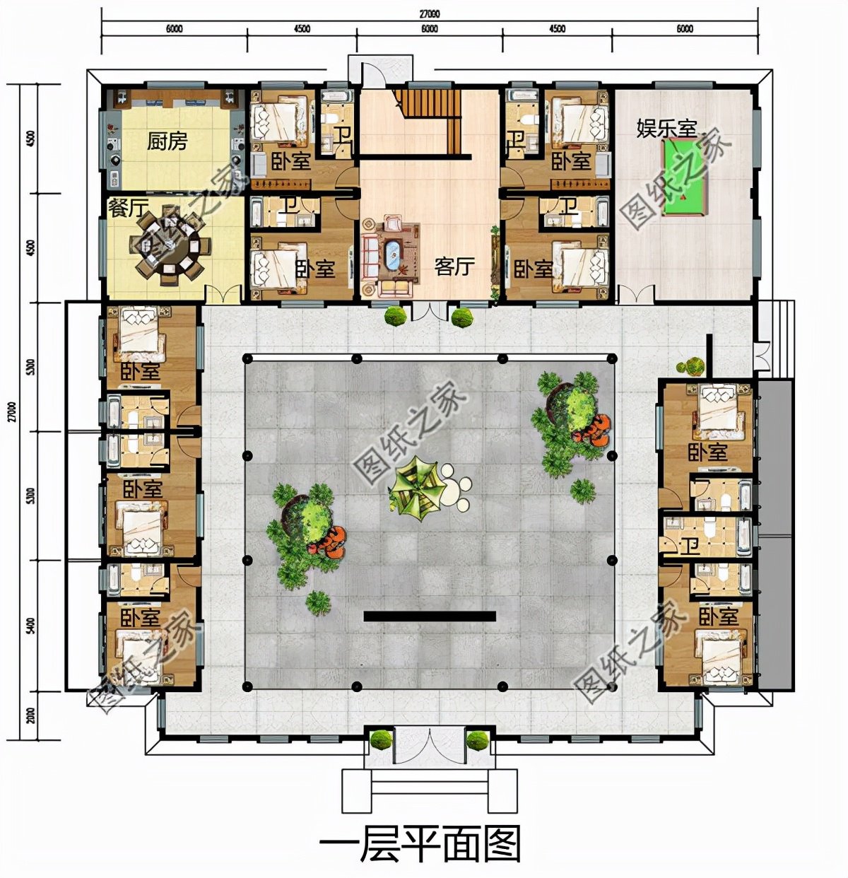 新農村中式別墅，布局極佳，越住越有福，完成自己的院落夢想